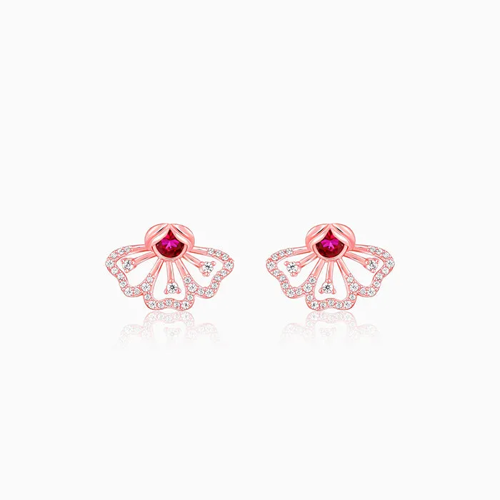 Rose Gold Classy Eyebright Studs Giva