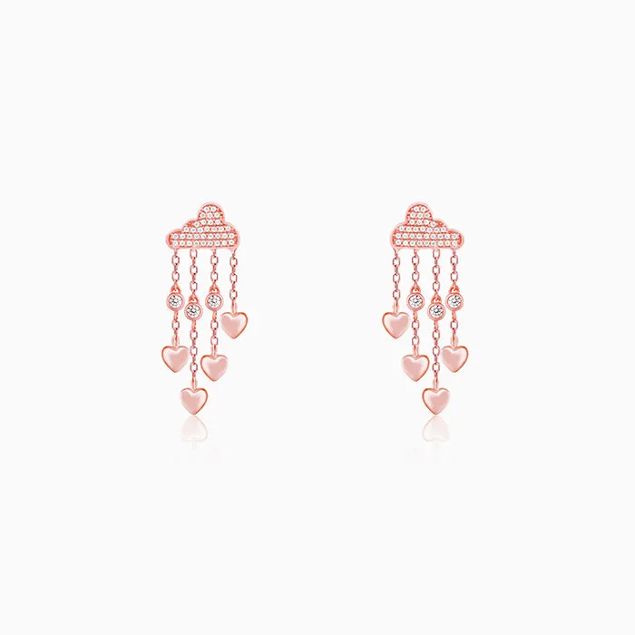 Rose Gold Cloud of Love Earrings Giva