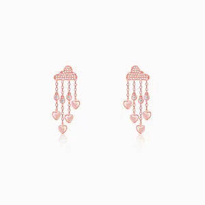 Rose Gold Cloud of Love Earrings Giva