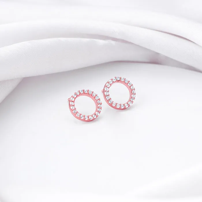 Rose Gold Connected for Life Earrings Giva