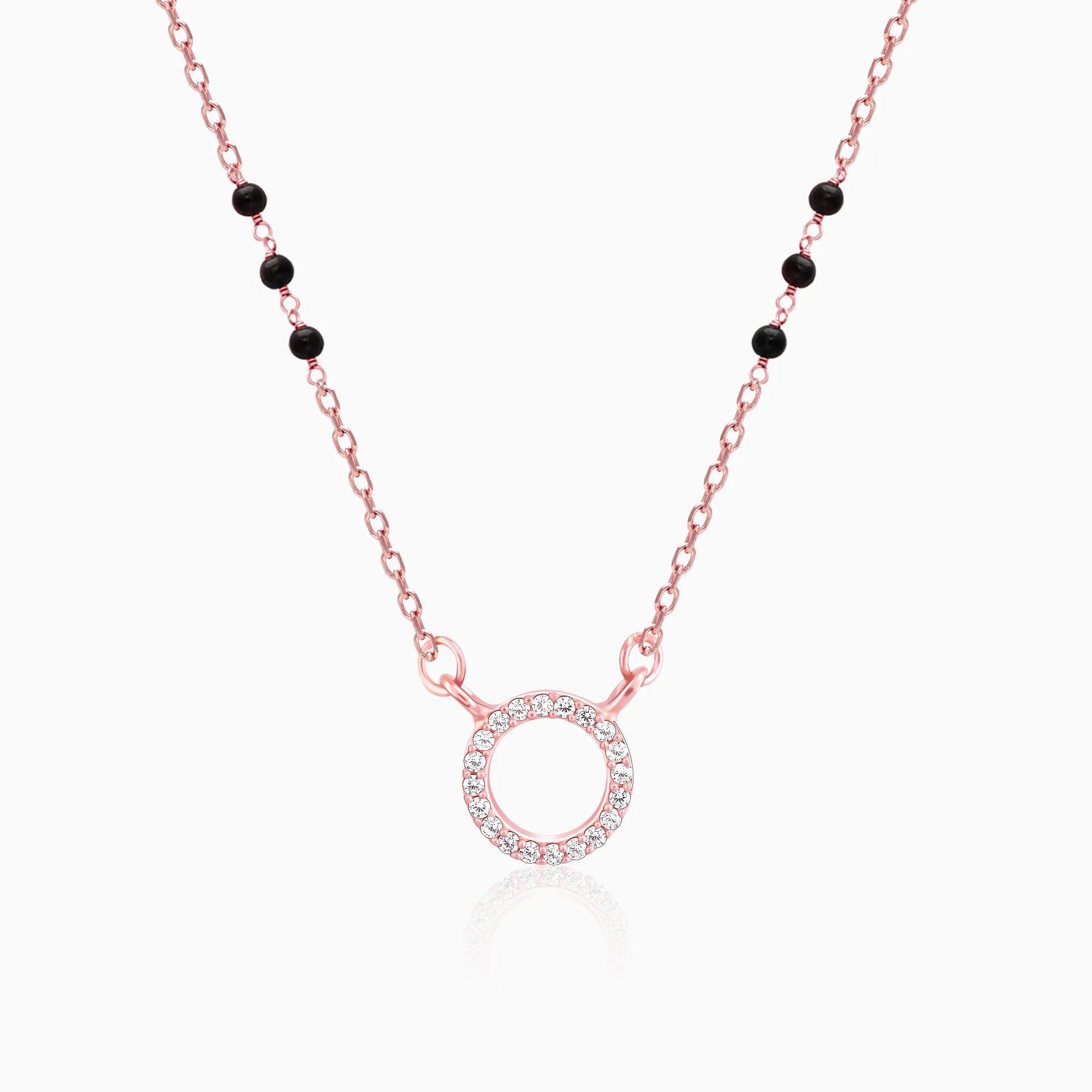 Rose Gold Connected for Life Mangalsutra Giva