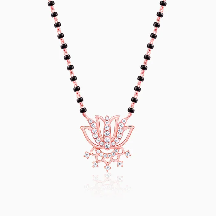 Rose Gold Damara Mangalsutra Giva