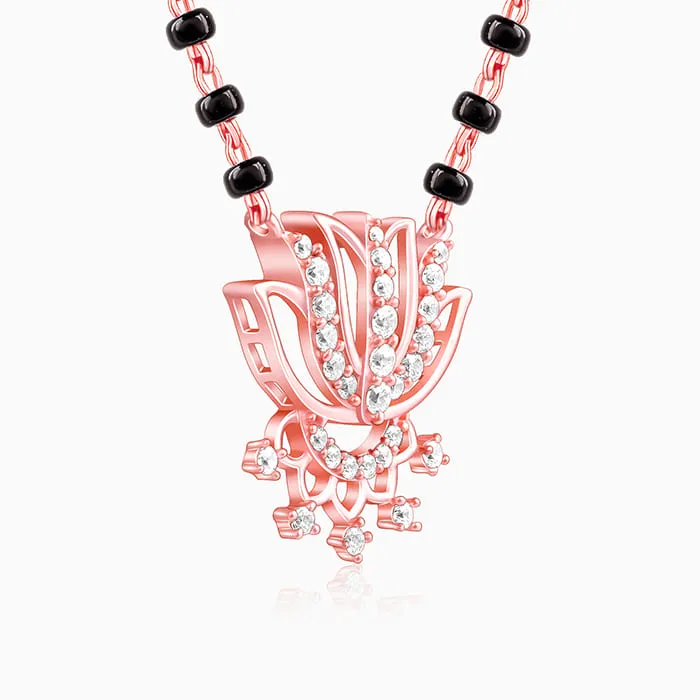 Rose Gold Damara Mangalsutra Giva