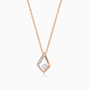 Rose Gold Dawn Diamond Pendant Giva