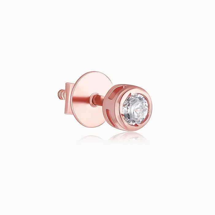 Rose Gold Dreamy Crush Dainty Stud Earrings Giva