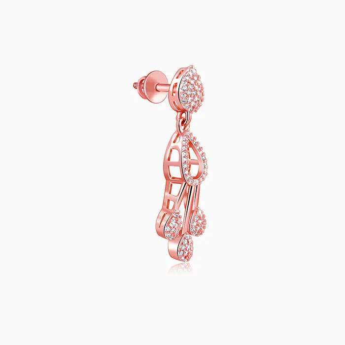 Rose Gold Elegant Elixir Dangler Earrings Giva