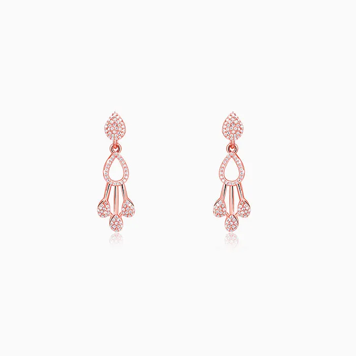 Rose Gold Elegant Elixir Dangler Earrings Giva