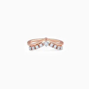 Rose Gold Elegant Pear Diamond Ring Giva
