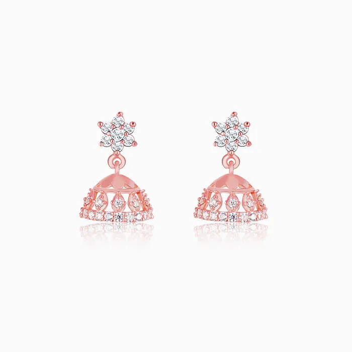 Rose Gold Enticing Jhumki Giva