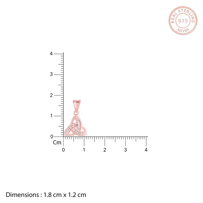 Rose Gold Enveloped in Love Pendant with Link Chain Giva
