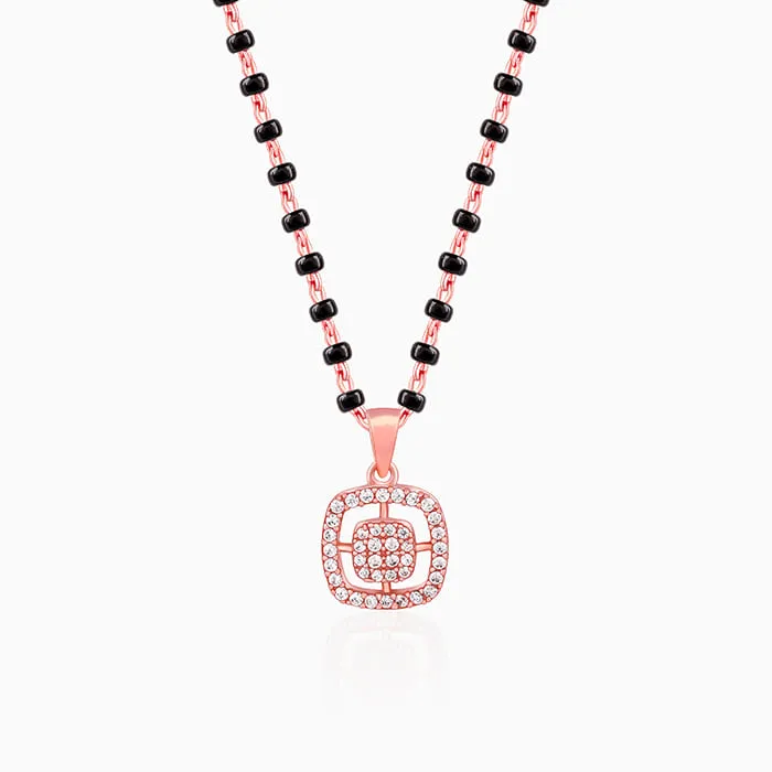 Rose Gold Equal Partners Mangalsutra Giva