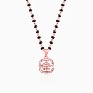 Rose Gold Equal Partners Mangalsutra Giva