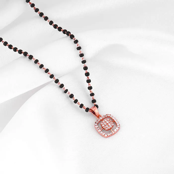 Rose Gold Equal Partners Mangalsutra Giva