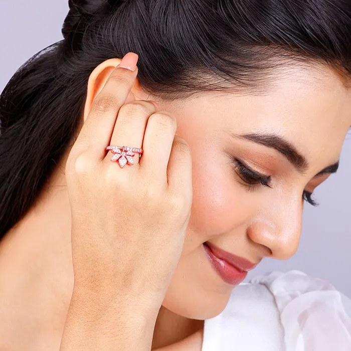 Rose Gold Exotic Ebony Ring Giva