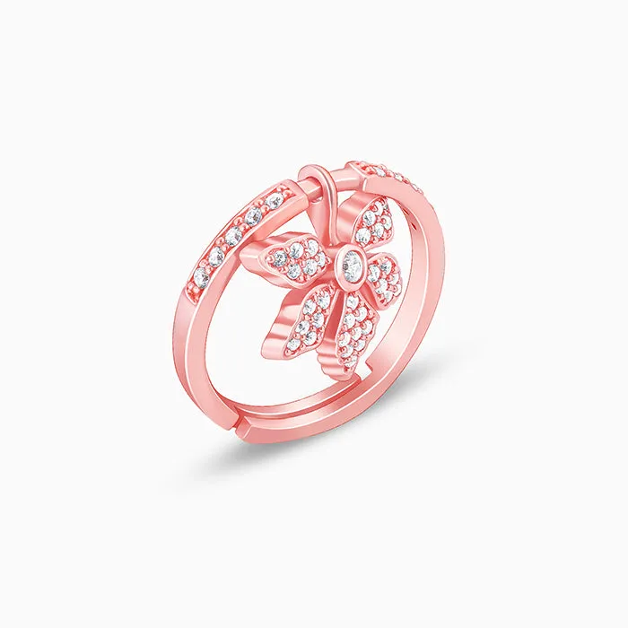 Rose Gold Exotic Ebony Ring Giva