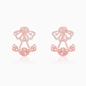 Rose Gold Eyebright Convertible Earrings Giva