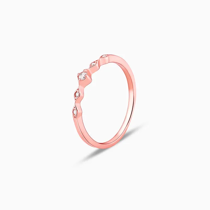 Rose Gold Flamme Ring Giva