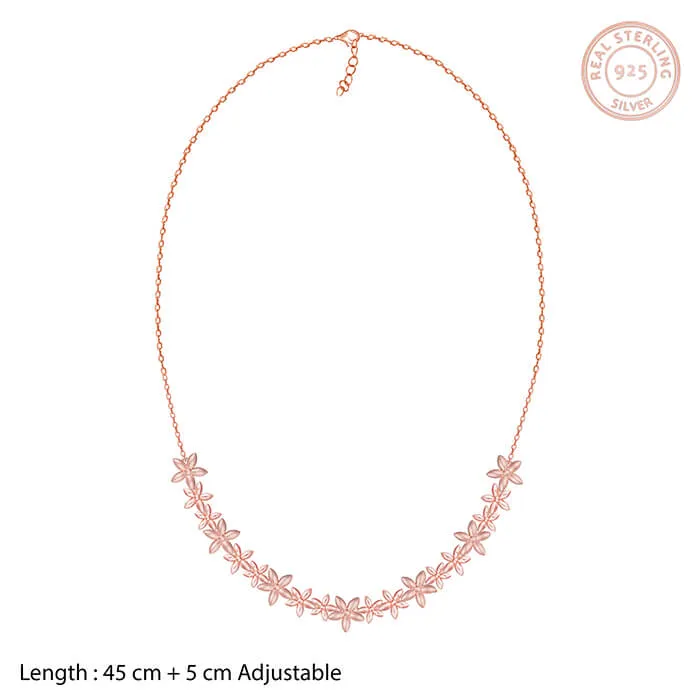 Rose Gold Floral Vision Necklace Giva