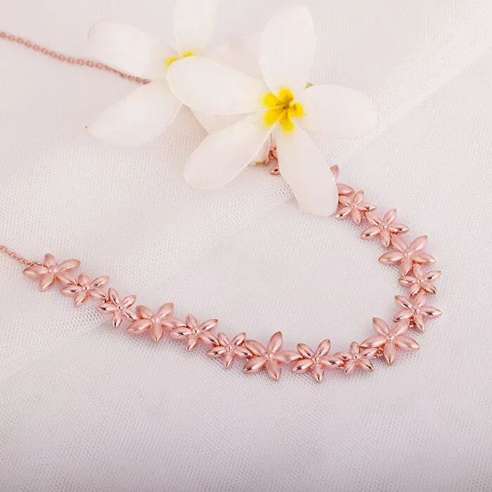 Rose Gold Floral Vision Necklace Giva