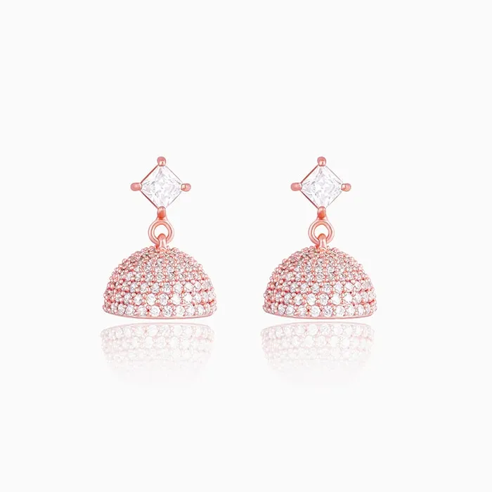 Rose Gold Forever Elegant Jhumki Giva