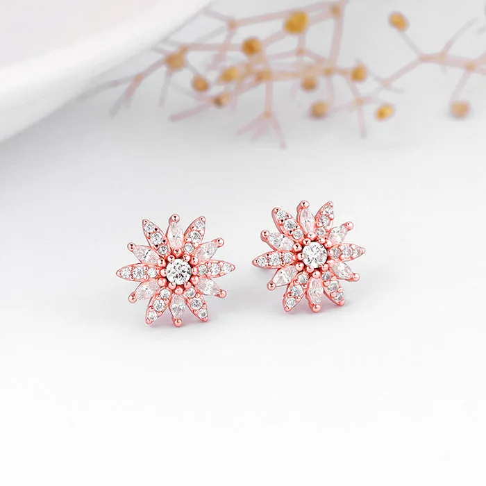 Rose Gold Fresh Flora Earrings Giva