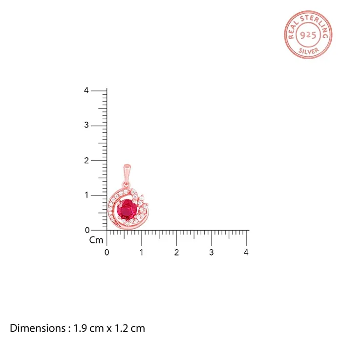 Rose Gold Full of Love Pendant with Link Chain Giva