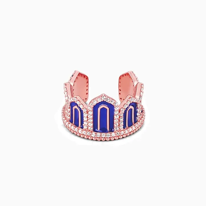 Rose Gold Gates to Taj Ring Giva