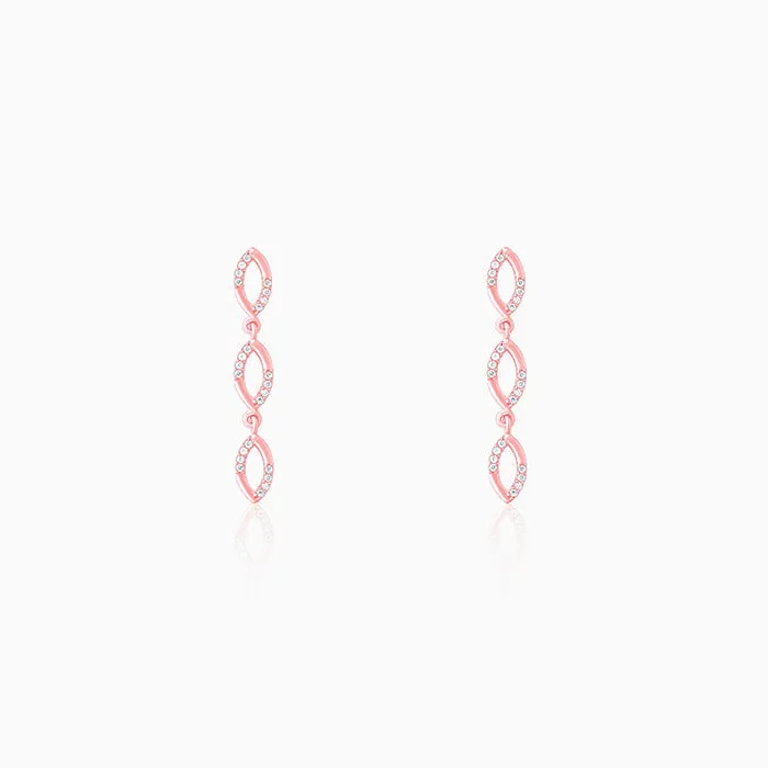 Rose Gold Glamourous Ovella Earrings Giva