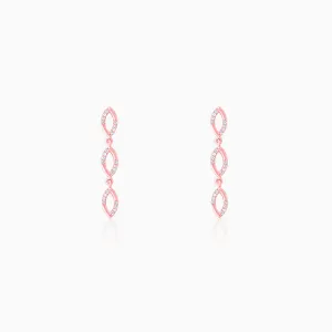 Rose Gold Glamourous Ovella Earrings Giva