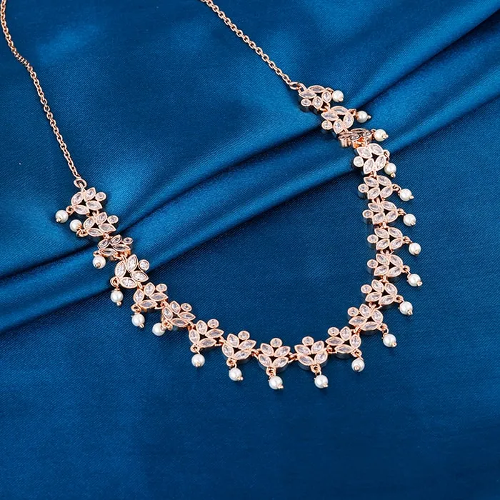 Rose Gold Gleam of Glamour Necklace Giva