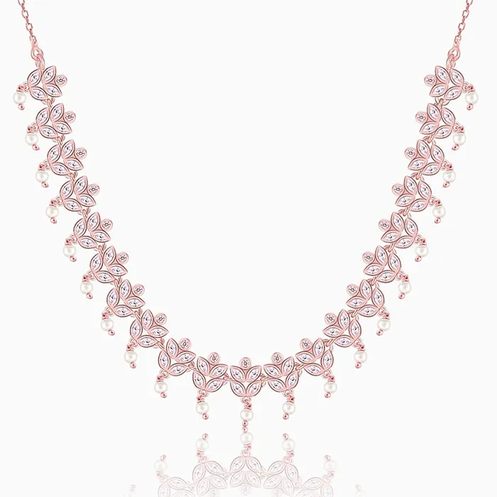 Rose Gold Gleam of Glamour Necklace Giva