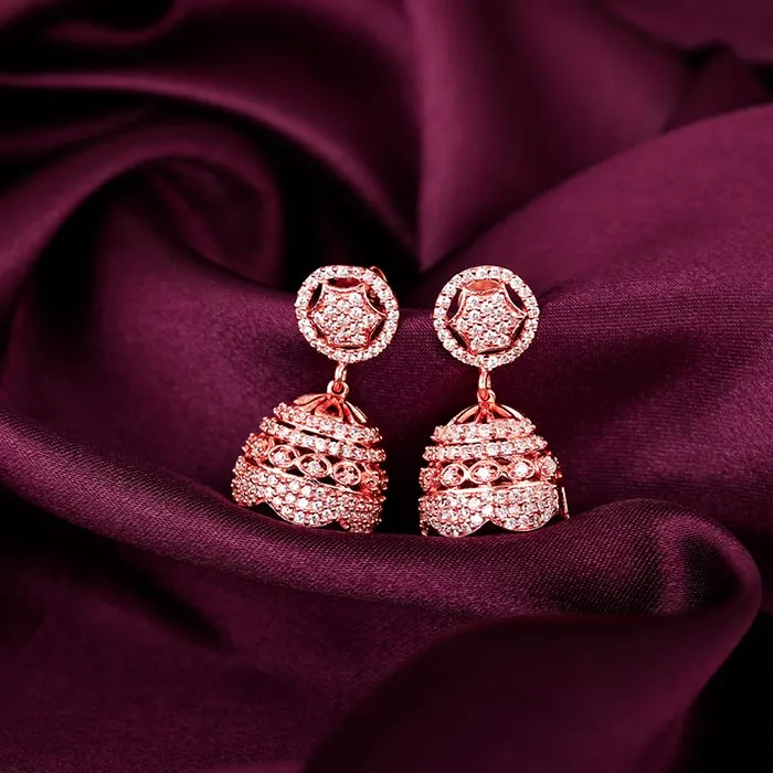 Rose Gold Gorgeous Jhumki Giva