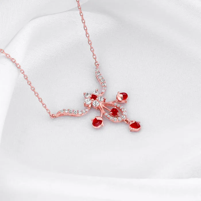 Rose Gold Grow in Love Necklace Giva