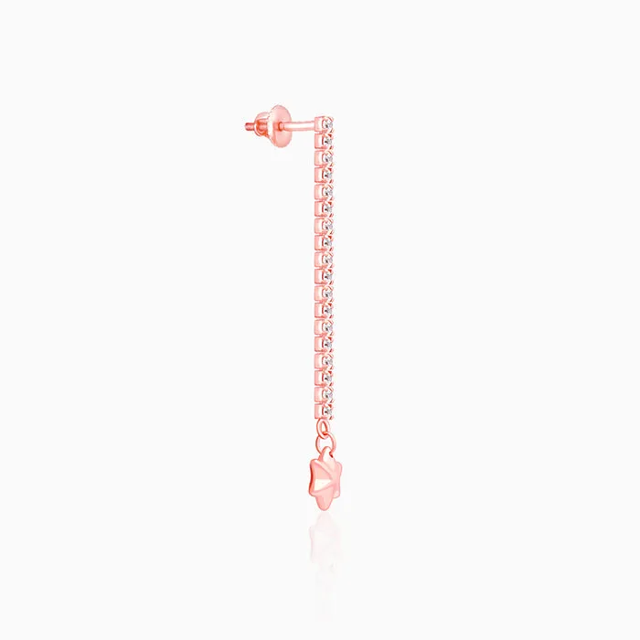 Rose Gold Guiding Star Drop Earrings Giva