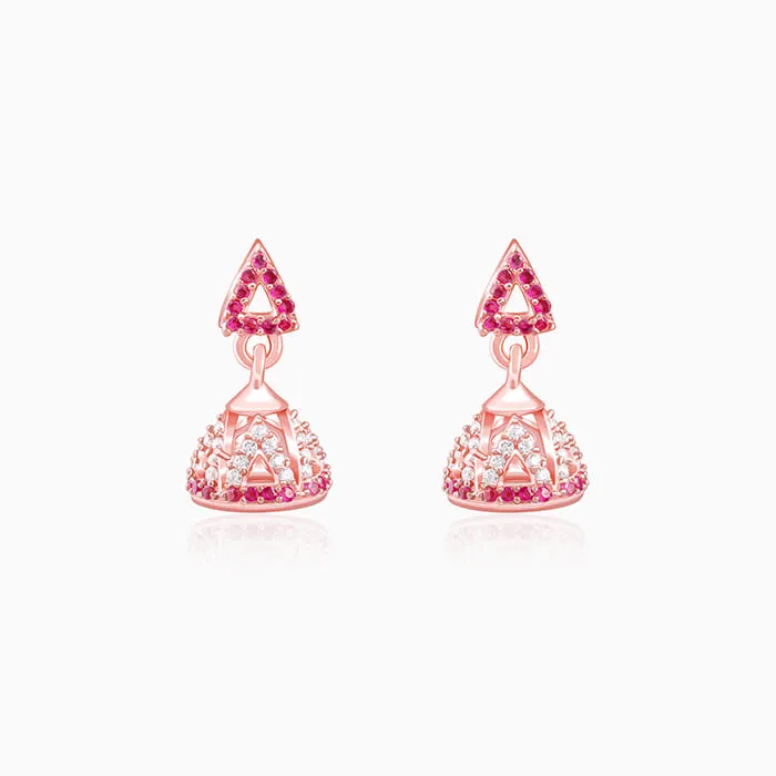 Rose Gold Hansini Jhumki Giva