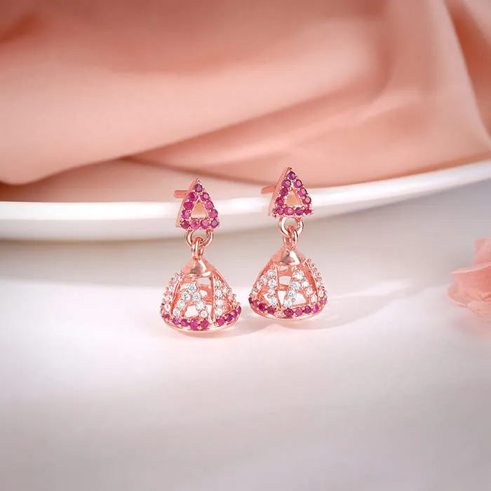 Rose Gold Hansini Jhumki Giva