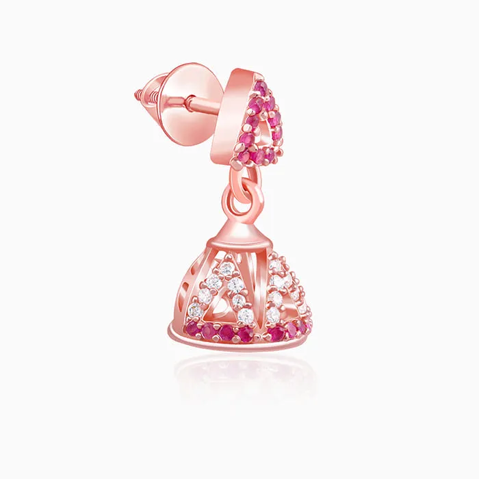 Rose Gold Hansini Jhumki Giva
