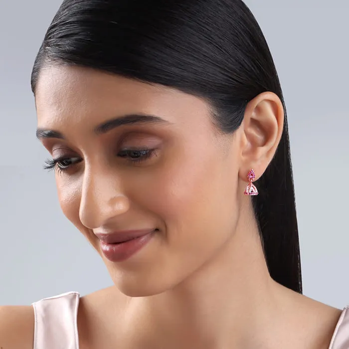 Rose Gold Hansini Jhumki Giva
