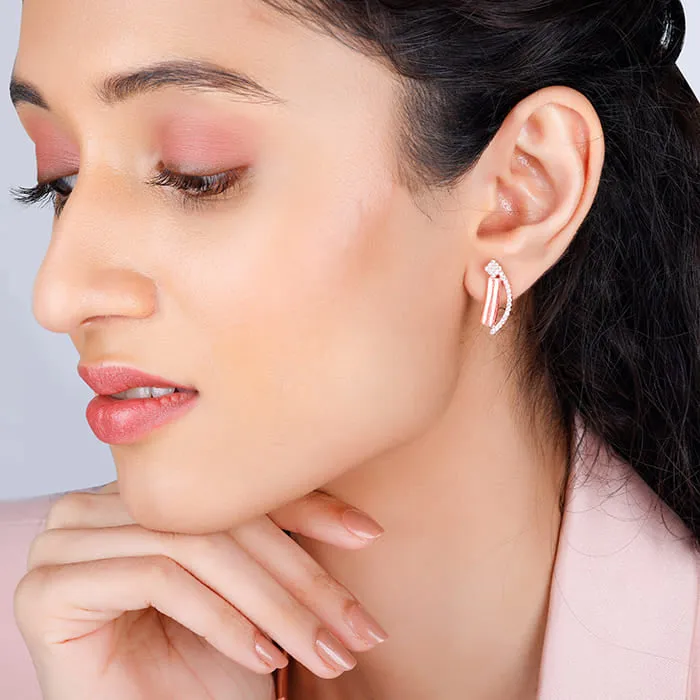 Rose Gold Hope And Happiness Earrings Giva