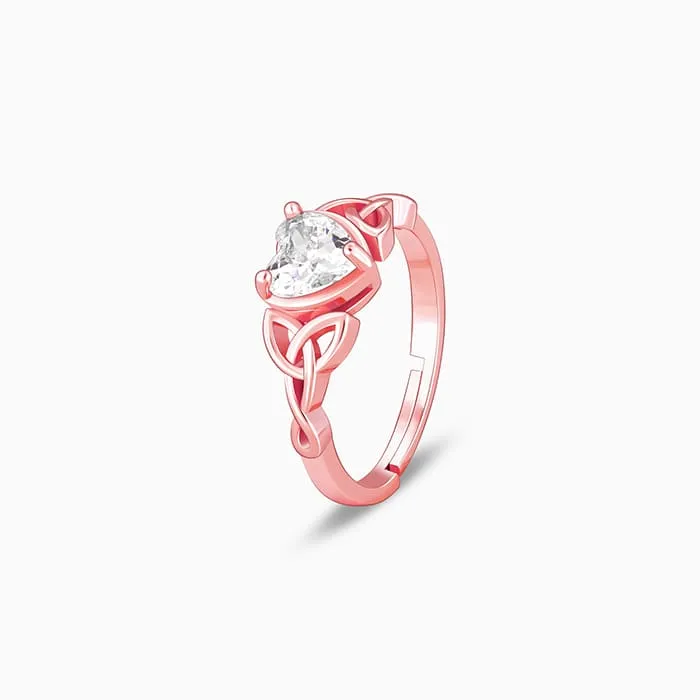Rose Gold I Promise My Heart Ring Giva