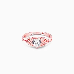 Rose Gold I Promise My Heart Ring Giva