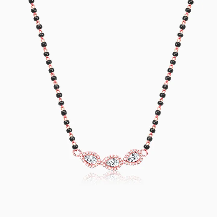 Rose Gold Iconic Love Mangalsutra Giva