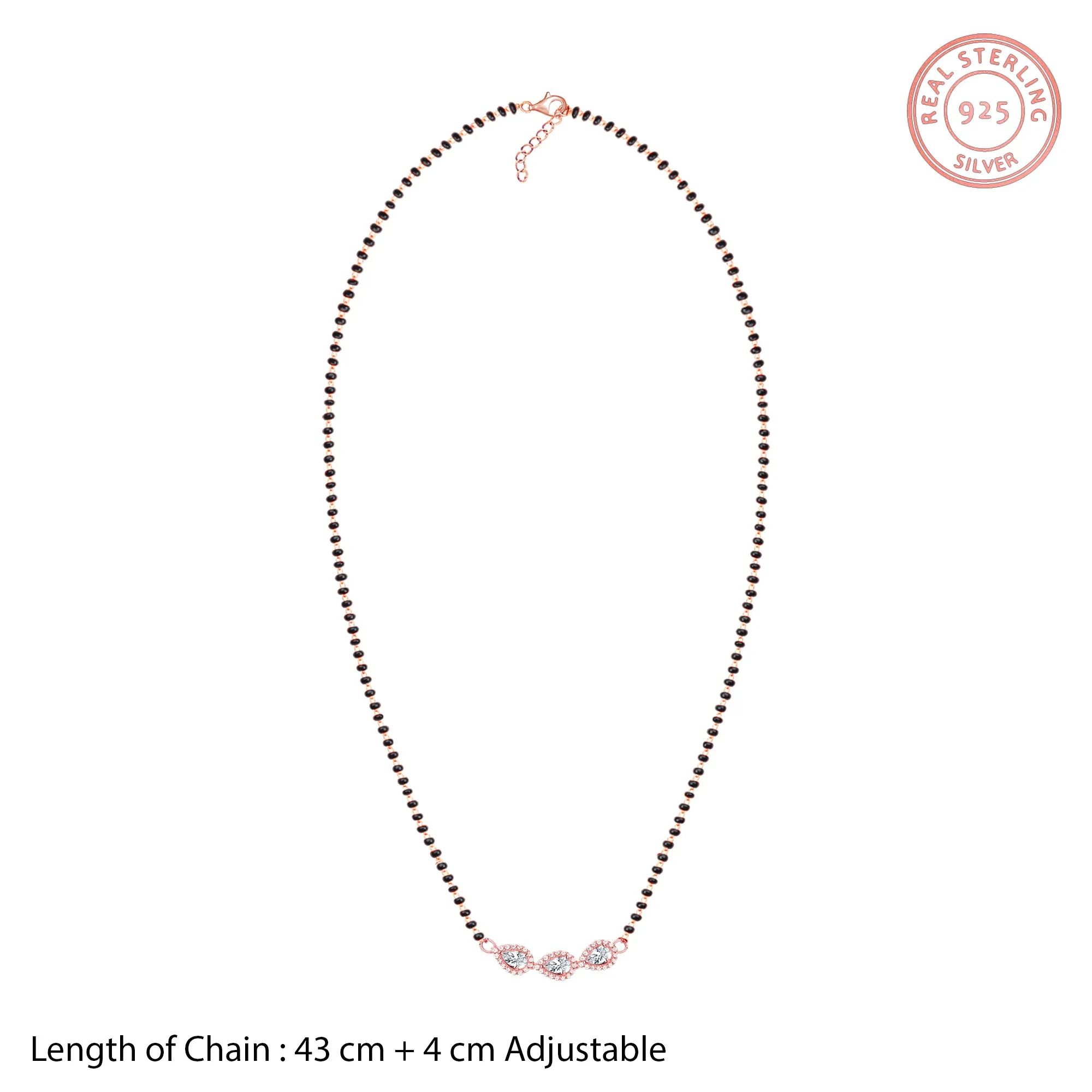 Rose Gold Iconic Love Mangalsutra Giva