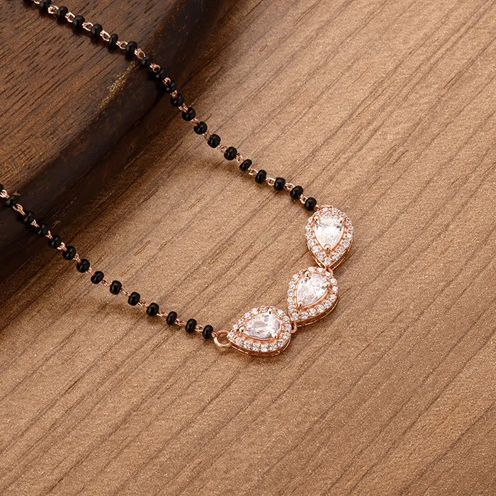 Rose Gold Iconic Love Mangalsutra Giva