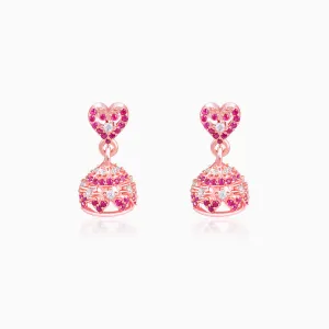 Rose Gold Kalpi Jhumki Giva