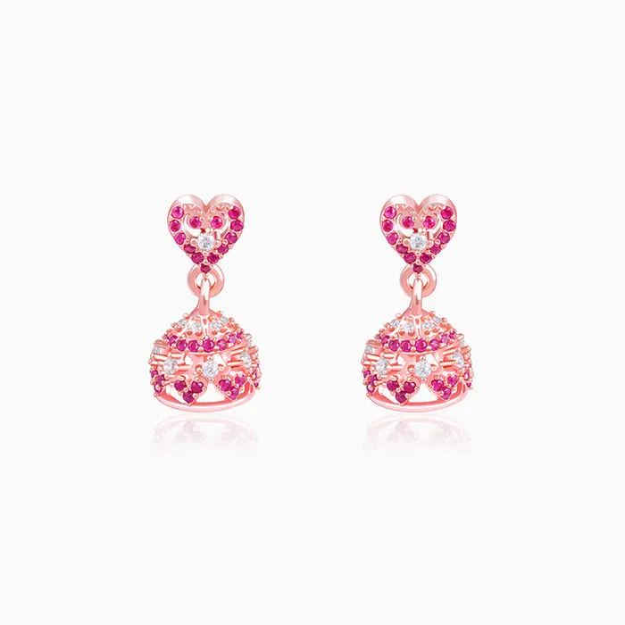 Rose Gold Kalpi Jhumki Giva