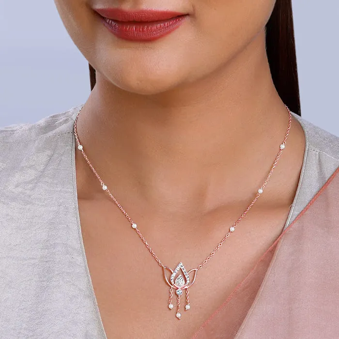 Rose Gold Kamala Necklace Giva