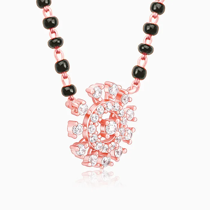 Rose Gold Kivar Mangalsutra Giva