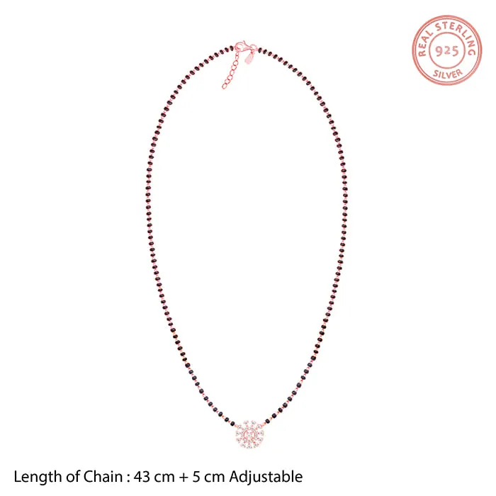 Rose Gold Kivar Mangalsutra Giva