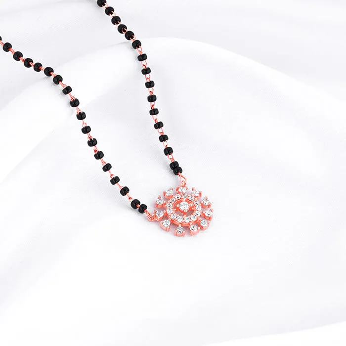 Rose Gold Kivar Mangalsutra Giva
